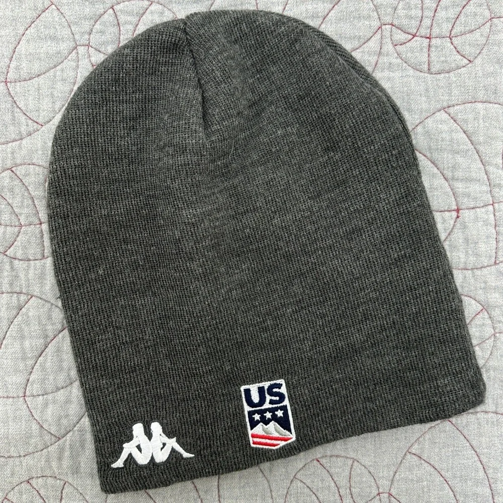 Kappa Beanie Hat Charcoal 6Cento‎ Wabato2 USA Ski / Mens One Size